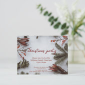 Party für Einladungen nach der Postkarte (Stehend Vorderseite)