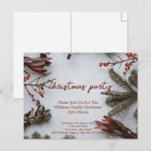 Party für Einladungen nach der Postkarte (Vorne/Hinten)