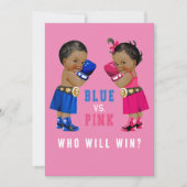 Party für ethnische Boxing-Babys Einladung (Vorderseite)