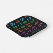 Party für farbenfrohe Mathematik Pappteller (Gewinkelt)