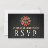 Party für Feuerwehrleute UAWG RSVP Karte (Vorderseite)