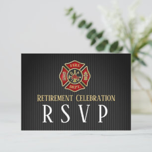 Party für Feuerwehrleute UAWG RSVP Karte