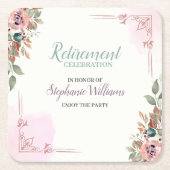 Party für Frauen im klassischen Stil Rechteckiger Pappuntersetzer (Vorderseite)