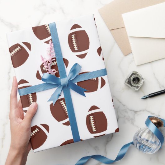 Party für Fun Football-Sportmuster Geschenkpapier (Schenken)