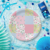 Party für gequiltes Patchwork-Papier-Teller Pappteller (Party)