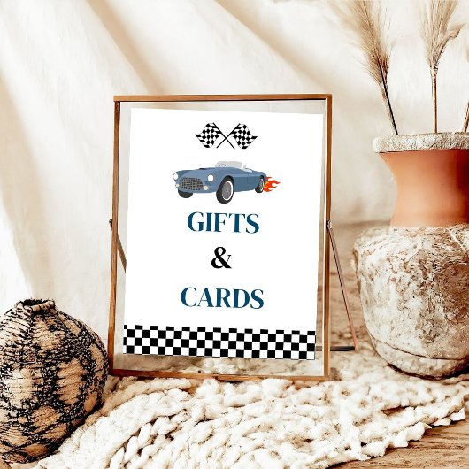 Party für Geschenke und Kartenrennen Poster