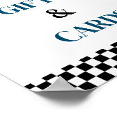 Party für Geschenke und Kartenrennen Poster (Ecke)