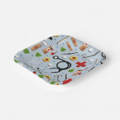 Party für Gesundheitsfeiern Pappteller (Gewinkelt)