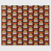 Party für geteerte Spielautomaten Geschenkpapier (Flach)