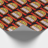 Party für geteerte Spielautomaten Geschenkpapier (Ecke)