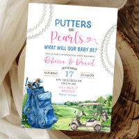 Party für Golf Theme Putters oder Perlen Gender Re