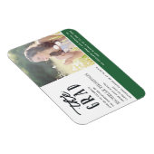 Party für grüne und weiße Hochschulabsolventen läd Magnet (Rechte Seite)