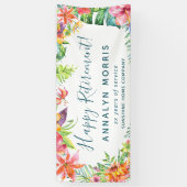 Party für individuelle Altersversorgung Tropenflor Banner (Vertikal)