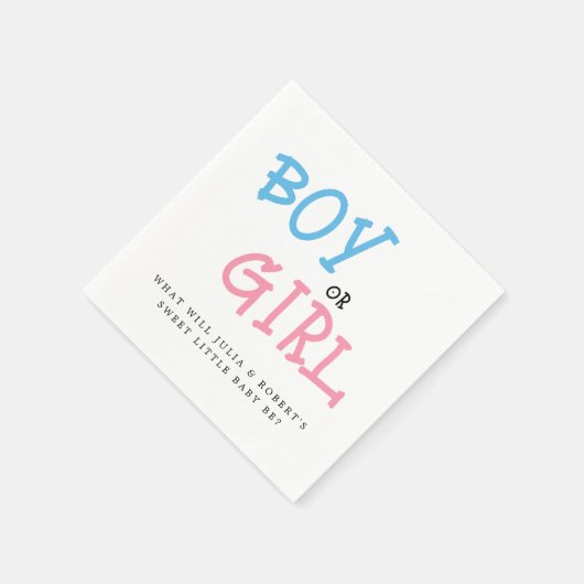 Party für Junge oder Mädchen Serviette (Ecke)