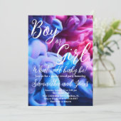 Party für Jungen oder Mädchen mit dem Thema Babyge Einladung (Stehend Vorderseite)