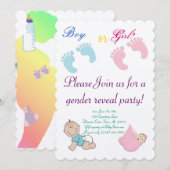 Party für Jungen oder Mädchen Niedlich Adorable Einladung (Vorne/Hinten)