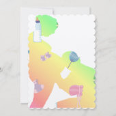 Party für Jungen oder Mädchen Niedlich Adorable Einladung (Rückseite)