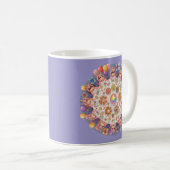 Party für Kinder mit Einhorn Kaffeetasse (VorderseiteRechts)