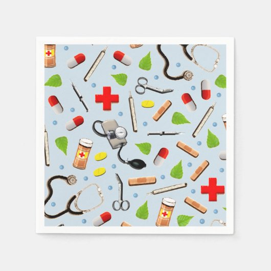 Party für Krankenversicherung Serviette (Vorderseite)