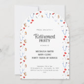 Party für Krankenversorgung Einladung (Vorderseite)