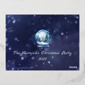 Party für künstlerische Wasserfarben Folie Einladungspostkarte (Rückseite)