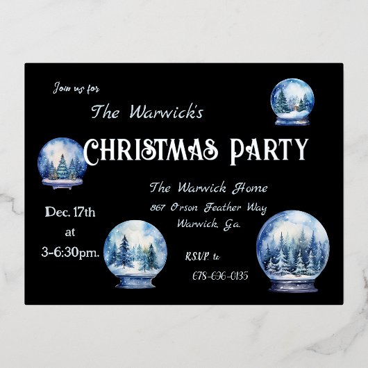 Party für künstlerische Wasserfarben Folie Einladungspostkarte (Vorderseite)