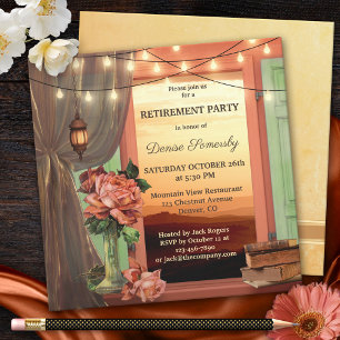 Party für künstlerisches Vintages Design Einladung