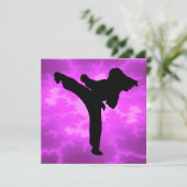 Party für Mädchen Einladung (Stehend Vorderseite)