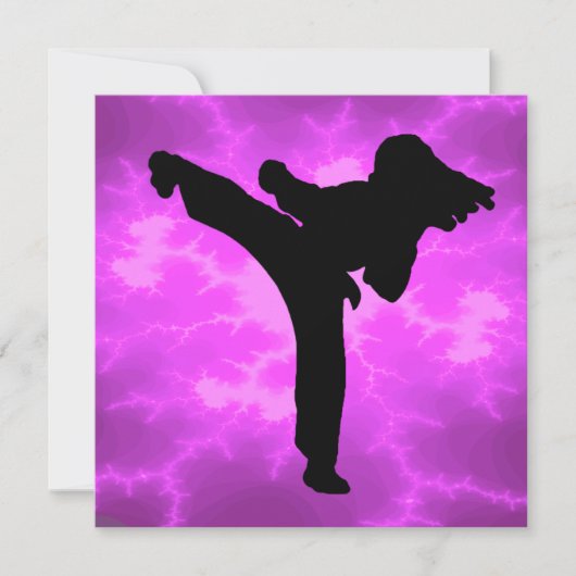 Party für Mädchen Einladung (Vorderseite)