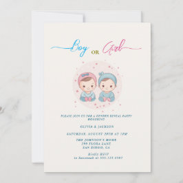 Party für männliche oder weibliche Geschlechter Einladung