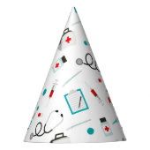 Party für medizinisches Pflegepersonal, das Partyhütchen (Vorderseite)