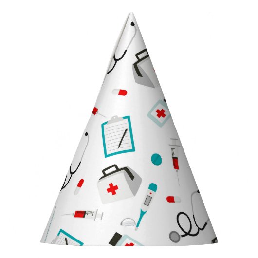 Party für medizinisches Pflegepersonal, das Partyhütchen (Links)