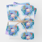 Party für Meerestiere Geschenkpapier Set (Beispiel)