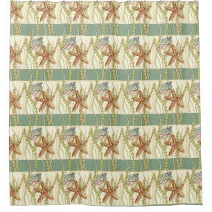 Party für mehrfarbige Muschel Duschvorhang