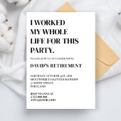 Party für Minimalistische Altersversorgung Moderne Einladung