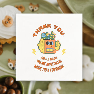 Party für Mitarbeiter des Unternehmensteams - Viel Serviette