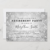 Party für moderne Altersversorgung Silver Winter B Einladung (Vorderseite)