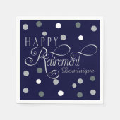 Party für moderne Schifffahrt, Custom Napkins Serviette (Vorderseite)