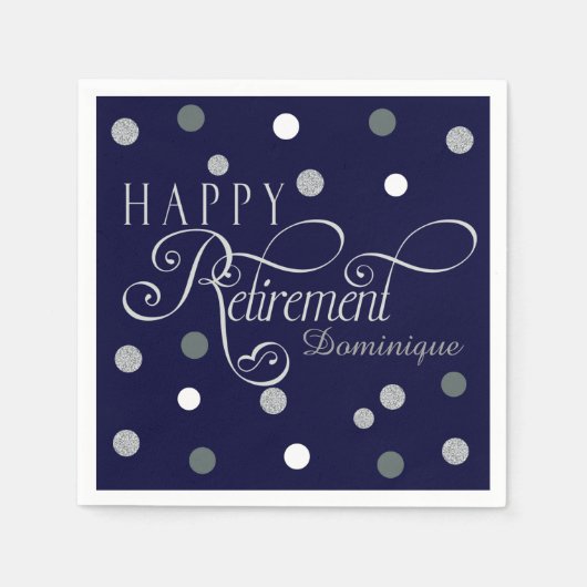 Party für moderne Schifffahrt, Custom Napkins Serviette (Vorderseite)