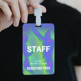 Party für Musikveranstaltungen Backstage-Pass-Vera Ausweis