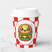 Party für niedliche Hamburger Pappbecher (Vorderseite)