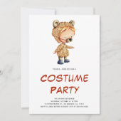 Party für niedliche Kinder Einladung (Vorderseite)