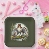 Party für niedliche Vogelbeobachtung Pappteller (Party)