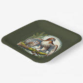 Party für niedliche Vogelbeobachtung Pappteller (Gewinkelt)