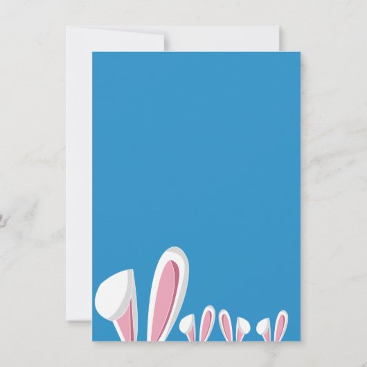 Party für Ostern Einladung (Rückseite)