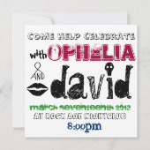 Party für Paare - irisches Thema Einladung (Rückseite)