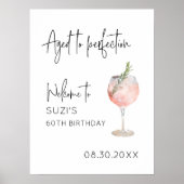 Party für Perfektion - Begrüßungssigne Poster (Vorne)