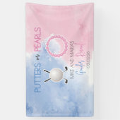 Party für Perlen oder Perlen Banner (Vertikal)