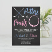 Party für Perlen oder Perlen Einladung (Stehend Vorderseite)