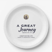 Party für personalisierte Altersversorgung Teller (Vorderseite)